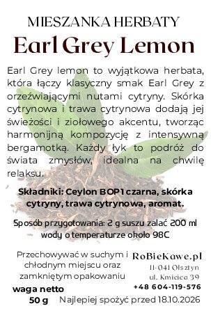 Herbata Earl Gray Lemon