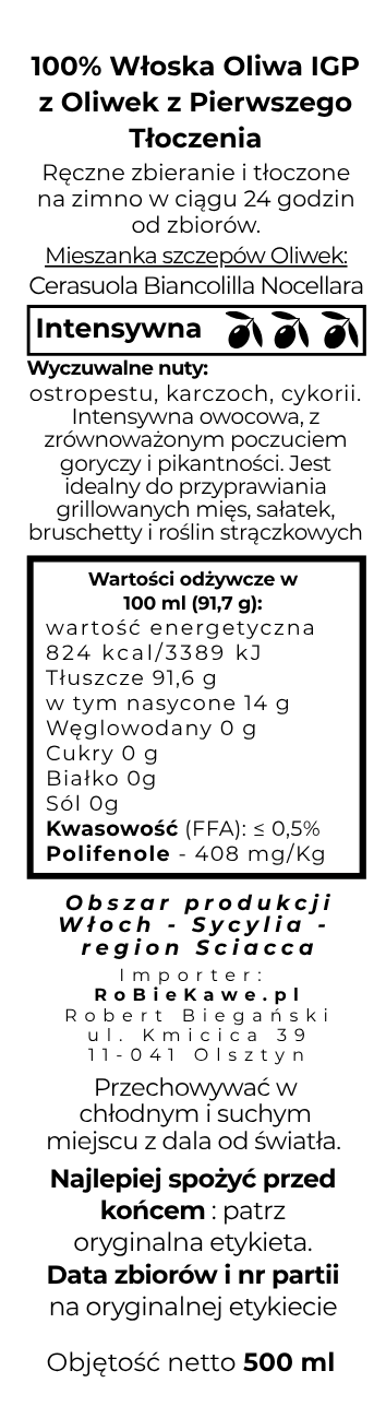 Oliwa IGP 100% włoska - obrazek 2